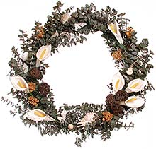 Calla Wreath